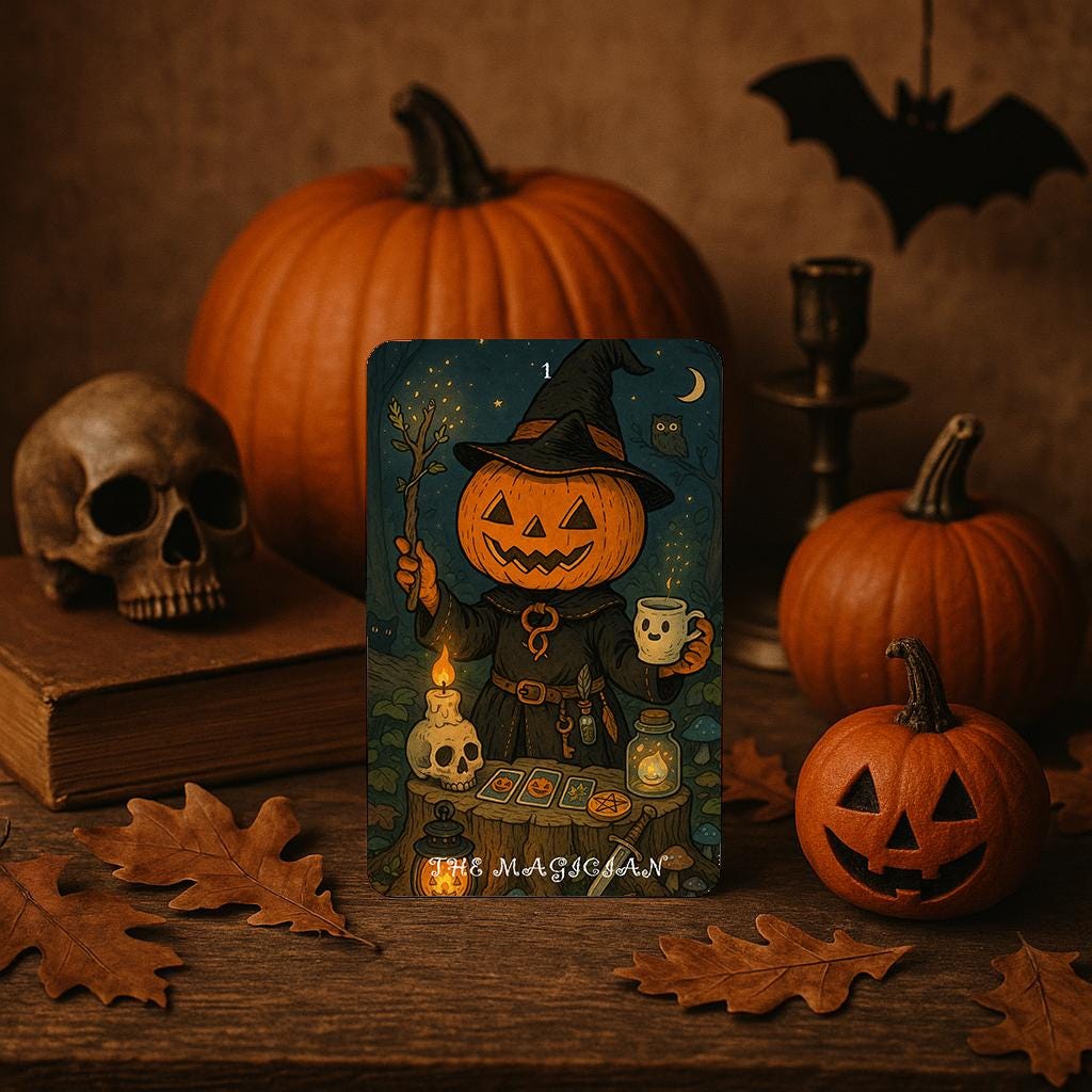 Pumpkin Head Tarot Deck