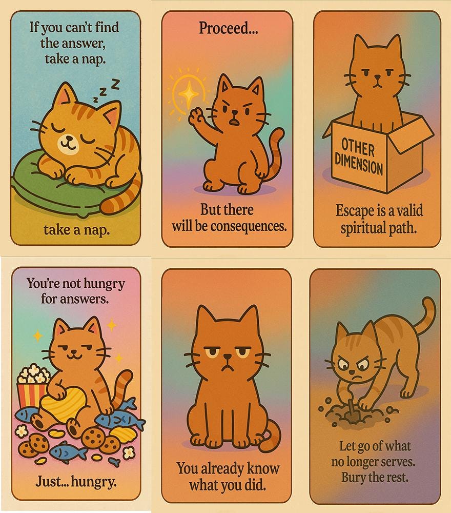 Whiskers of Wisdom Oracle Deck