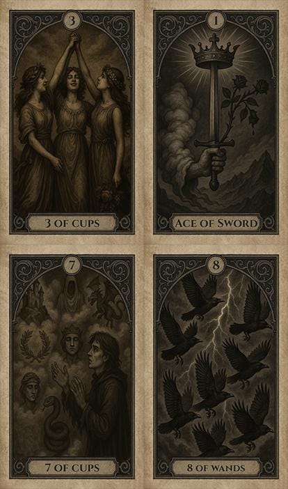 Ashen Path Tarot Deck