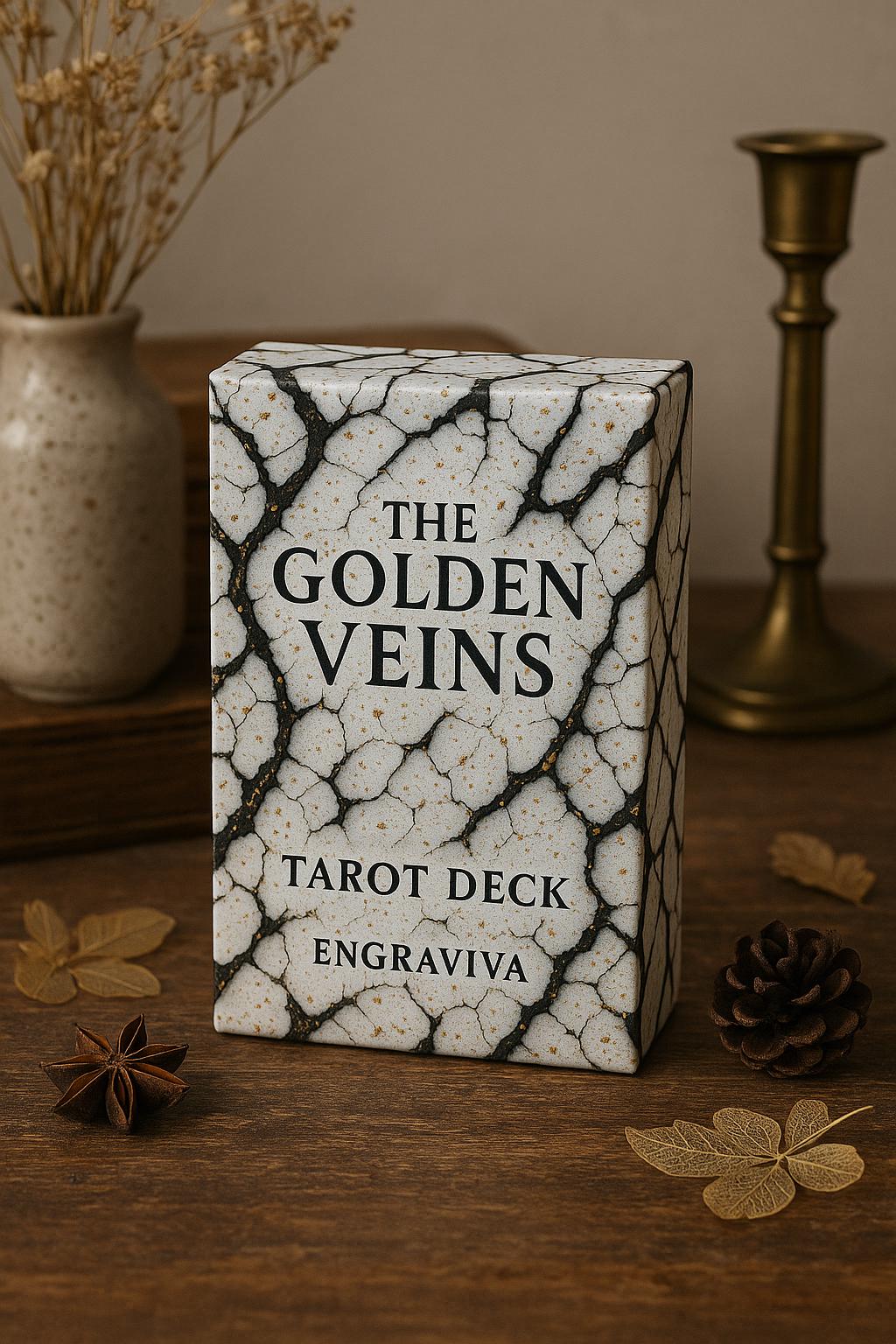 Golden Veins Tarot Deck