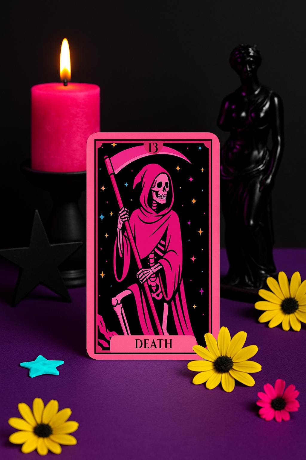 Electric Fuchsia Tarot Deck