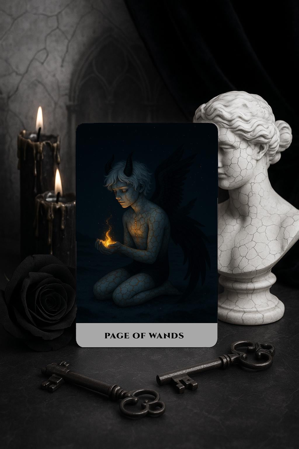 Golden Veins Tarot Deck