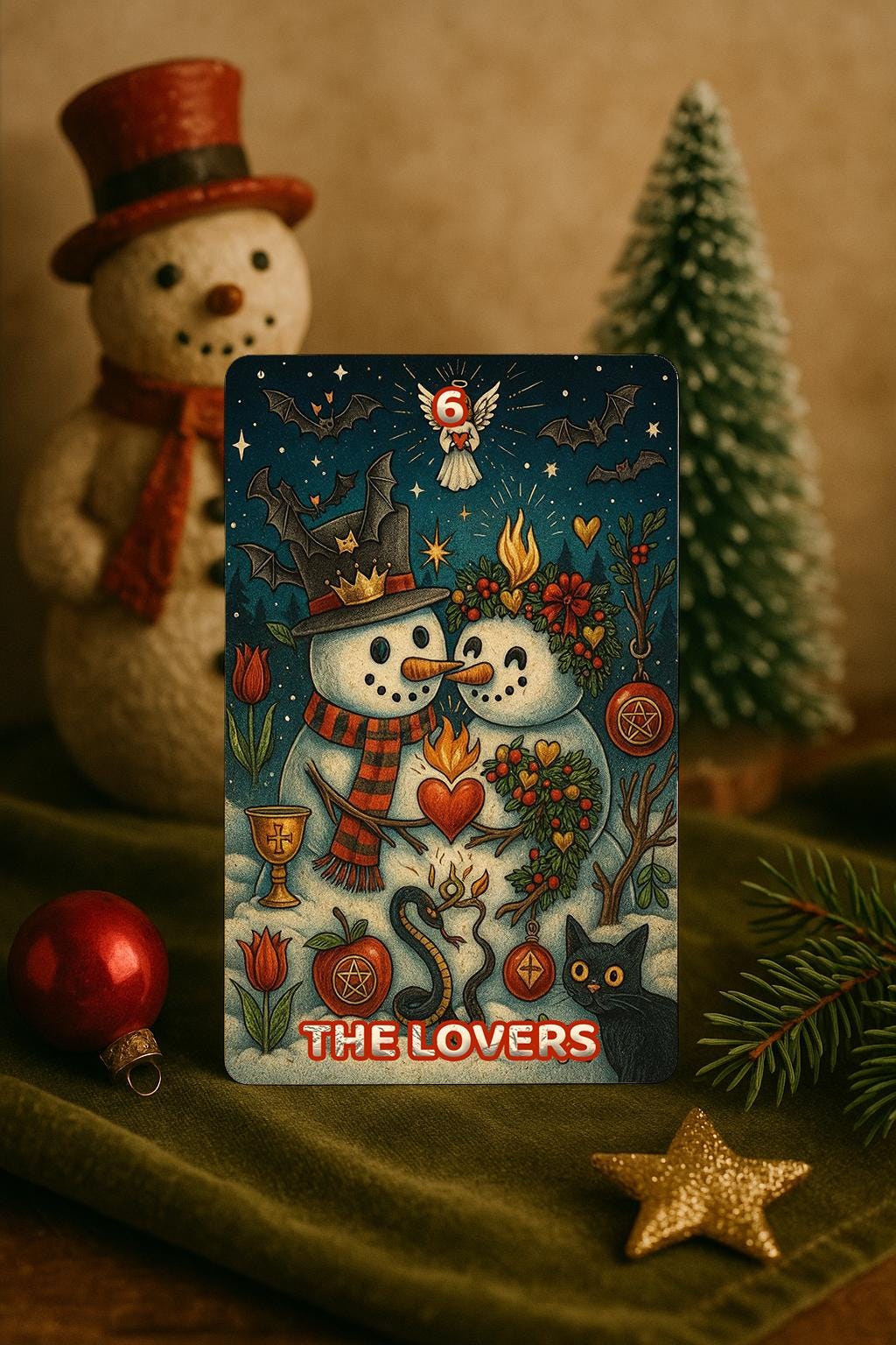 Mr. Frosty The Snowman Tarot Deck