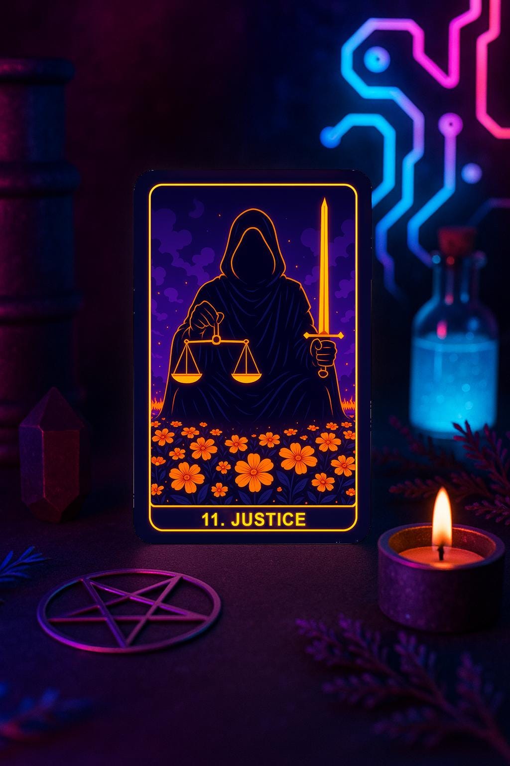 The Neon Hood Tarot Deck