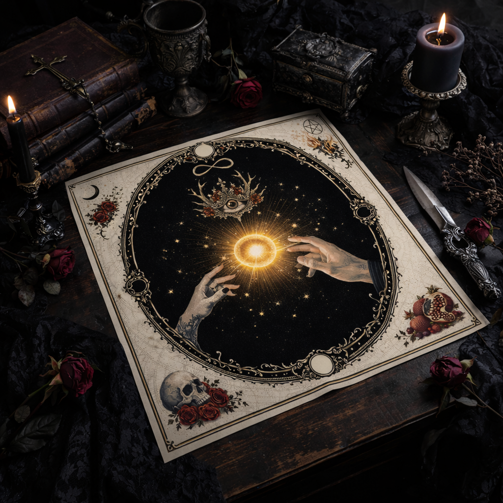 The Obsidian Fate Altar Cloth