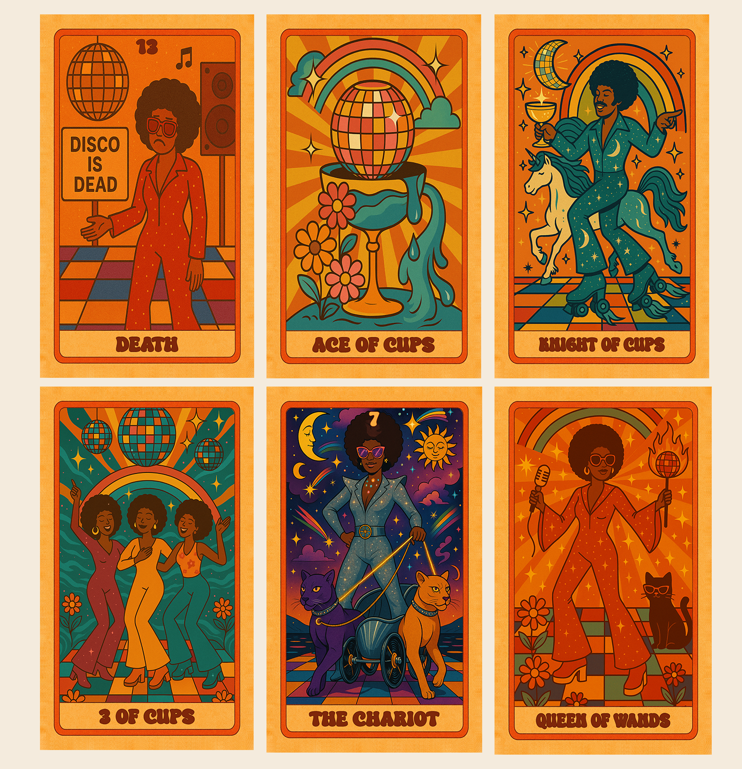 Disco Groove Tarot Deck