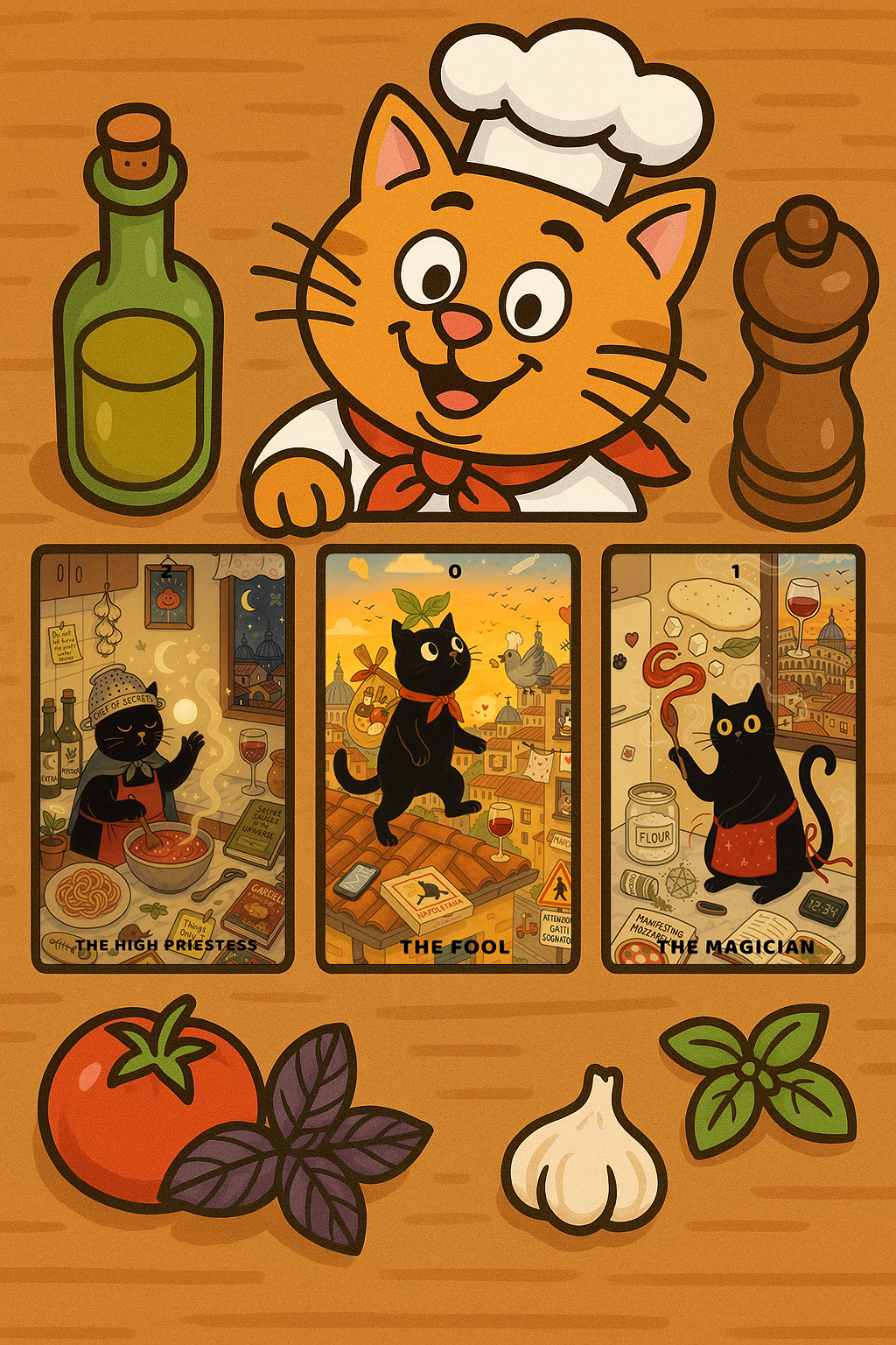 The Purrano Tarot Deck