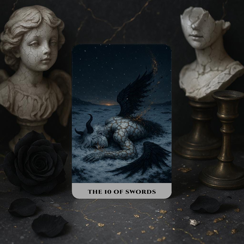 Golden Veins Tarot Deck