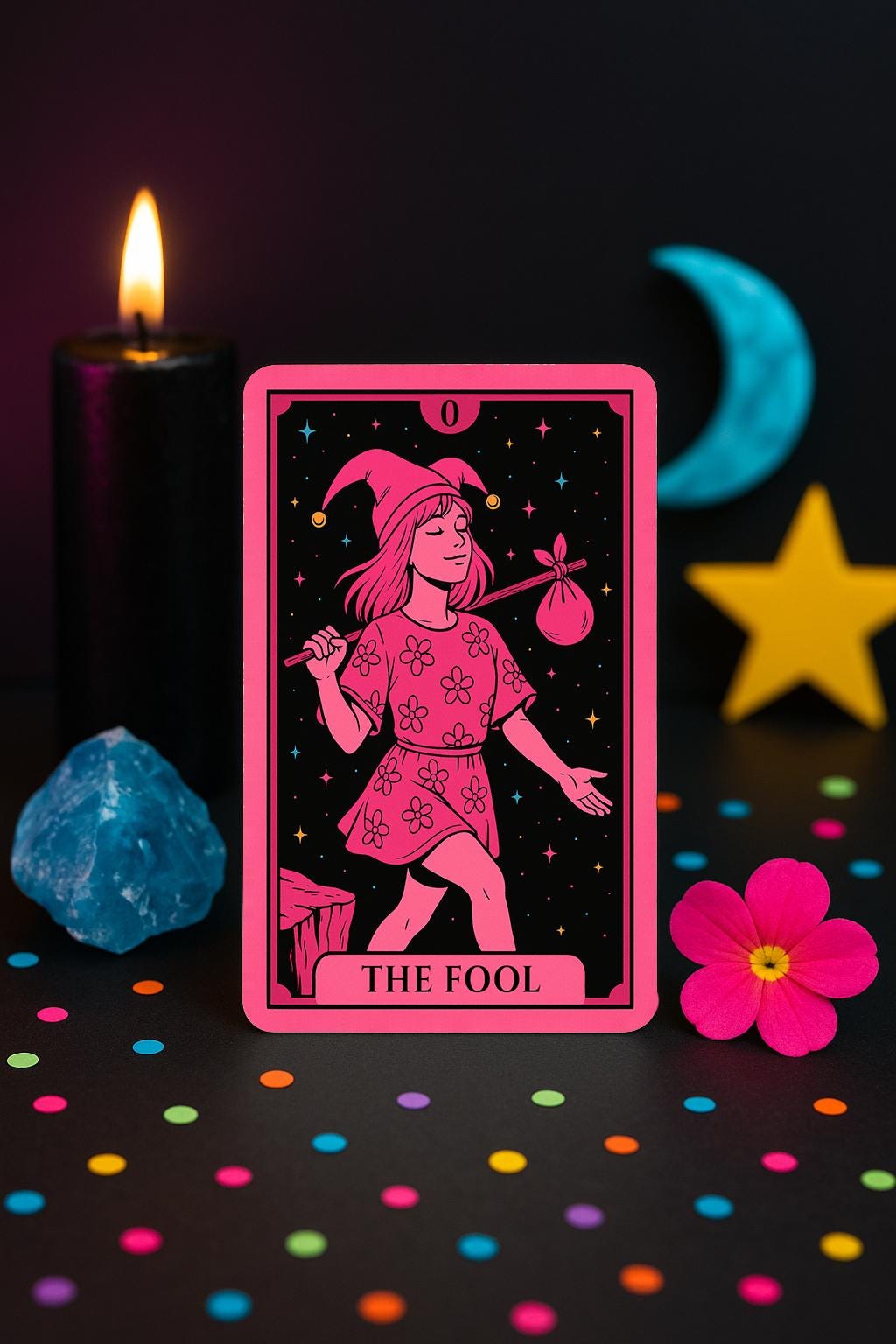 Electric Fuchsia Tarot Deck