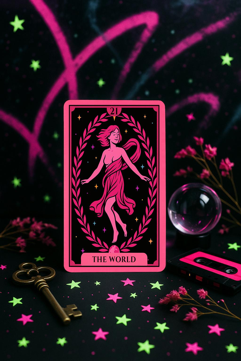 Electric Fuchsia Tarot Deck