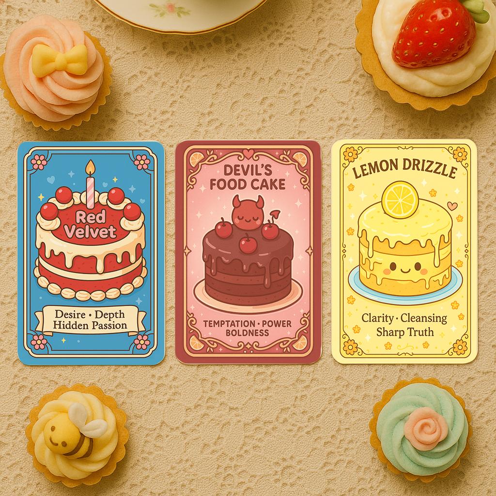 Cake Food Oracle Deck