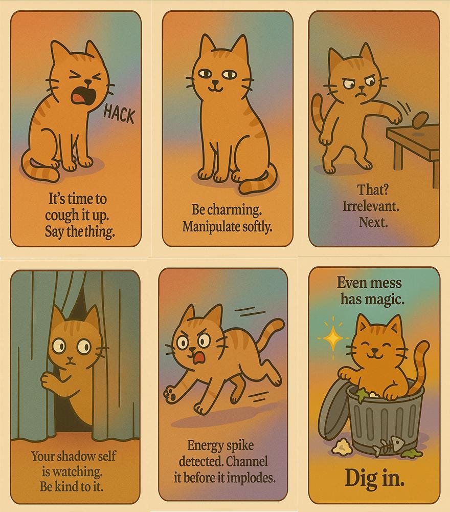 Whiskers of Wisdom Oracle Deck