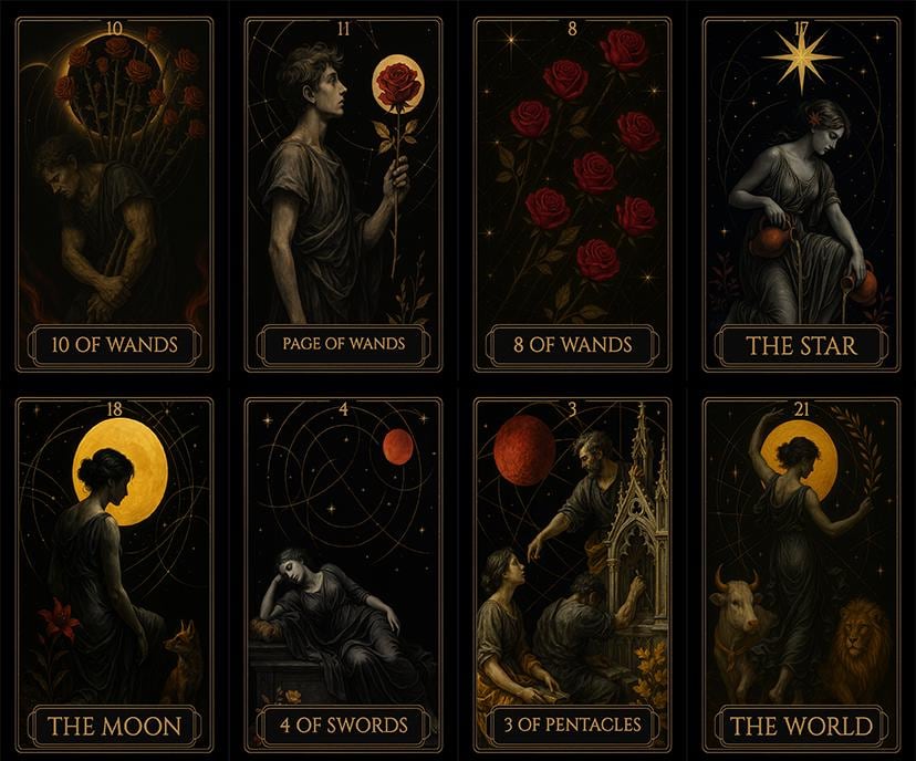 The Eclipsed Arcana Tarot Deck