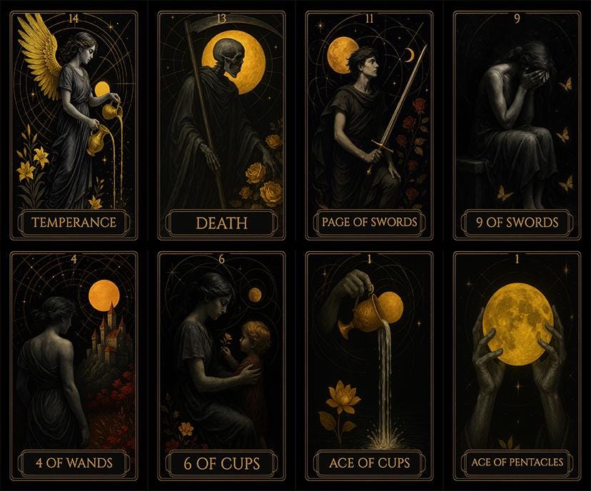 The Eclipsed Arcana Tarot Deck