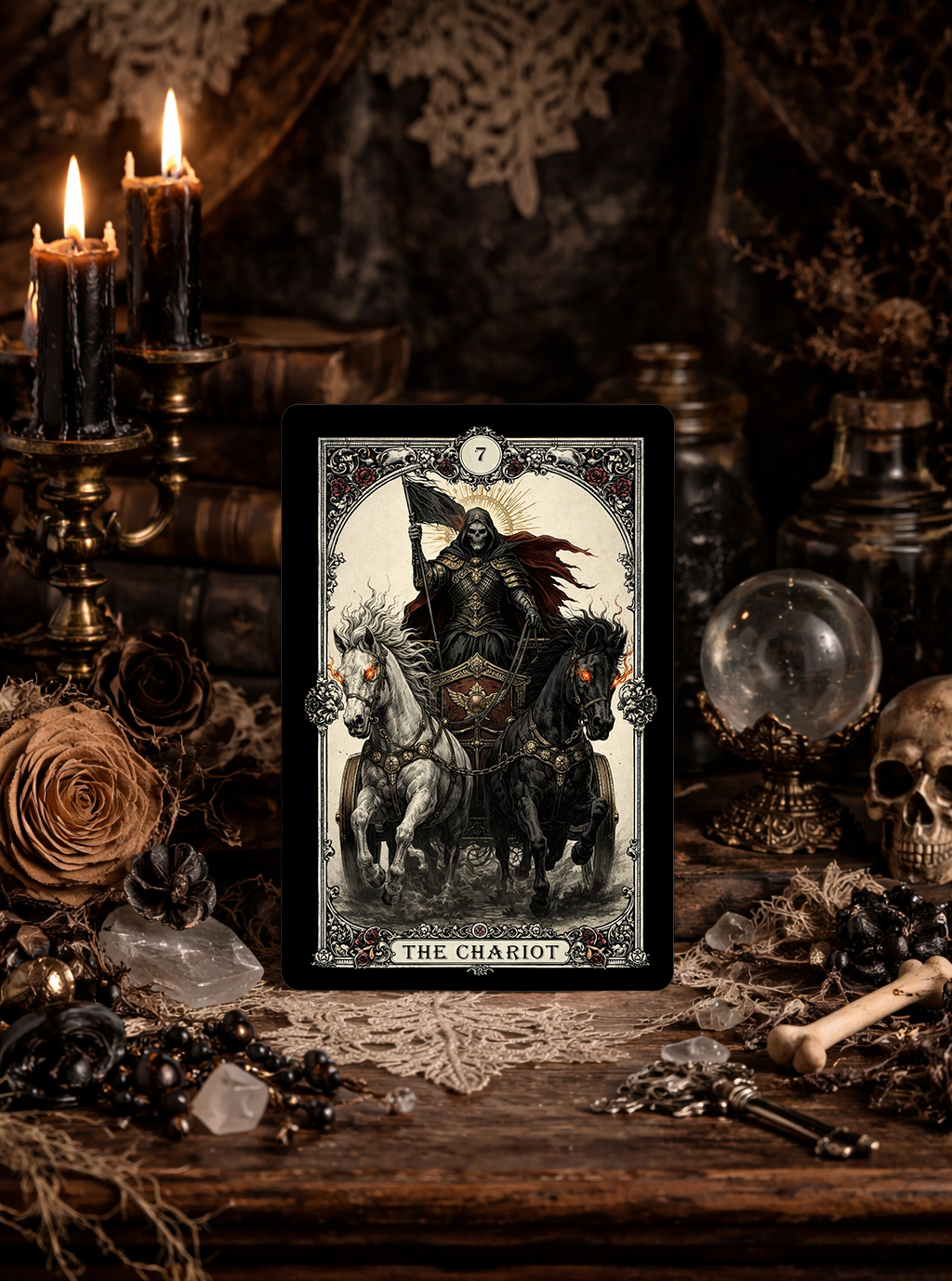 The Obsidian Fate Tarot Deck