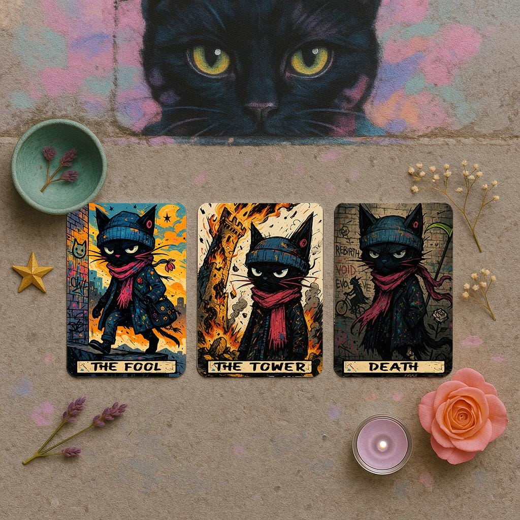The Urban Cat Tarot Deck